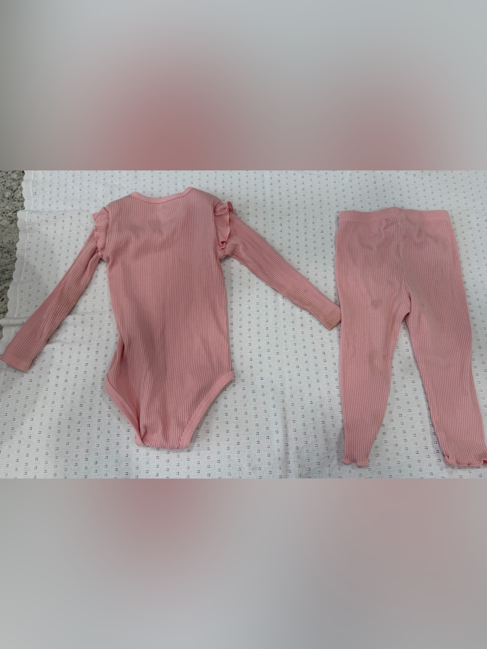 Cherry Ribbed Set - Picture 2 of 7
